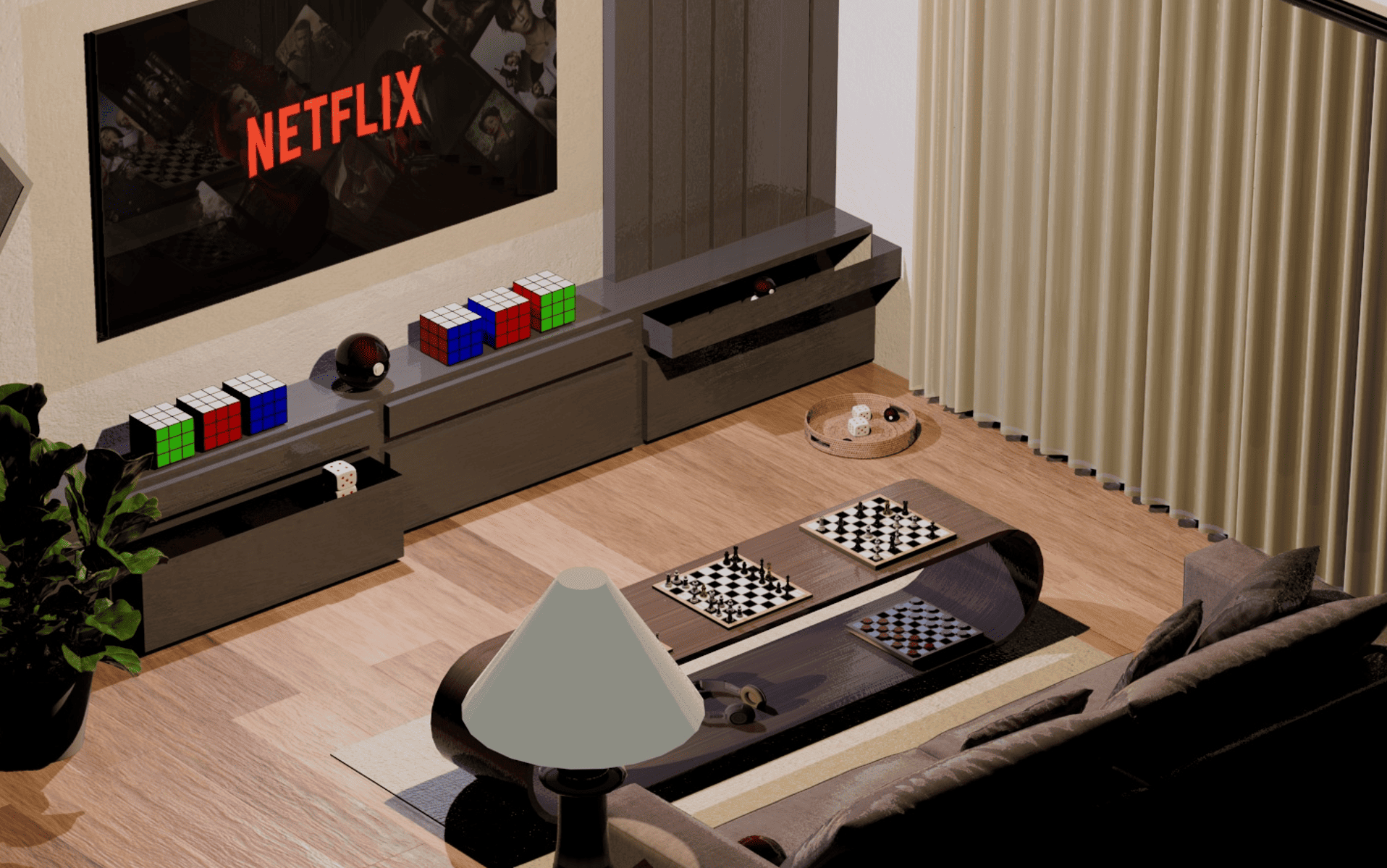 Cover of the project 3D scene